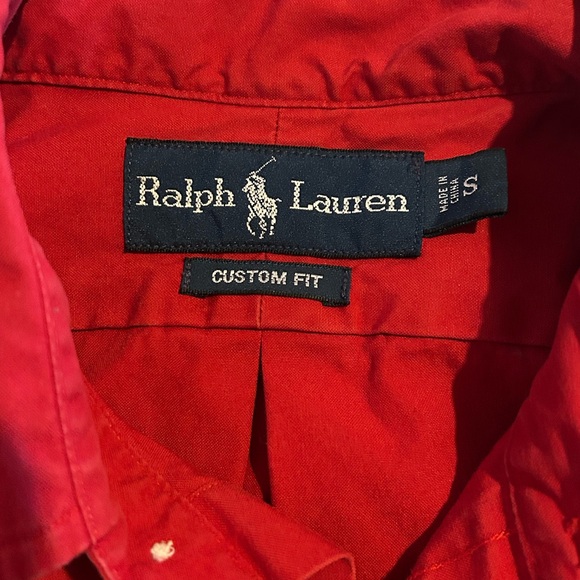 Ralph Lauren Red button up Shirt - Picture 4 of 4